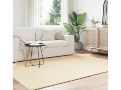 Alfombra de pelo largo NAVARRA crema 160x230 cm poliéster