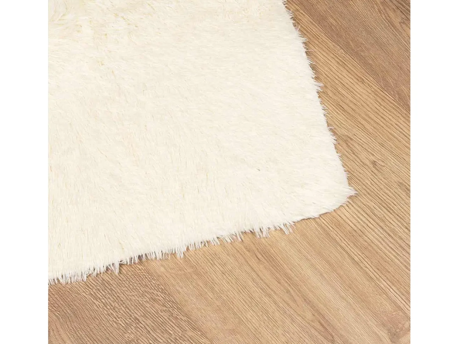 Alfombra de pelo largo NAVARRA crema 160x230 cm poliéster