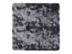 Alfombra de pelo largo NAVARRA gris oscuro 120x120 cm