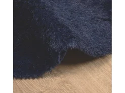 Alfombra de pelo largo NAVARRA azul marino 240x240 cm