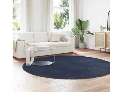Alfombra de pelo largo NAVARRA azul marino 240x240 cm
