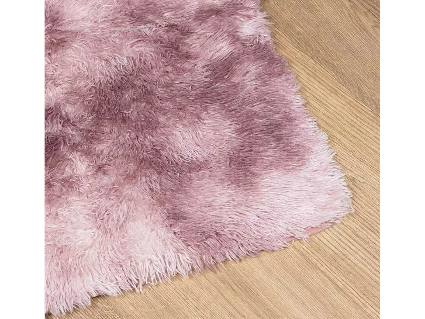 Alfombra de pelo largo NAVARRA rosa empolvado 130x200 cm