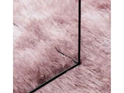 Alfombra de pelo largo NAVARRA rosa empolvado 130x200 cm