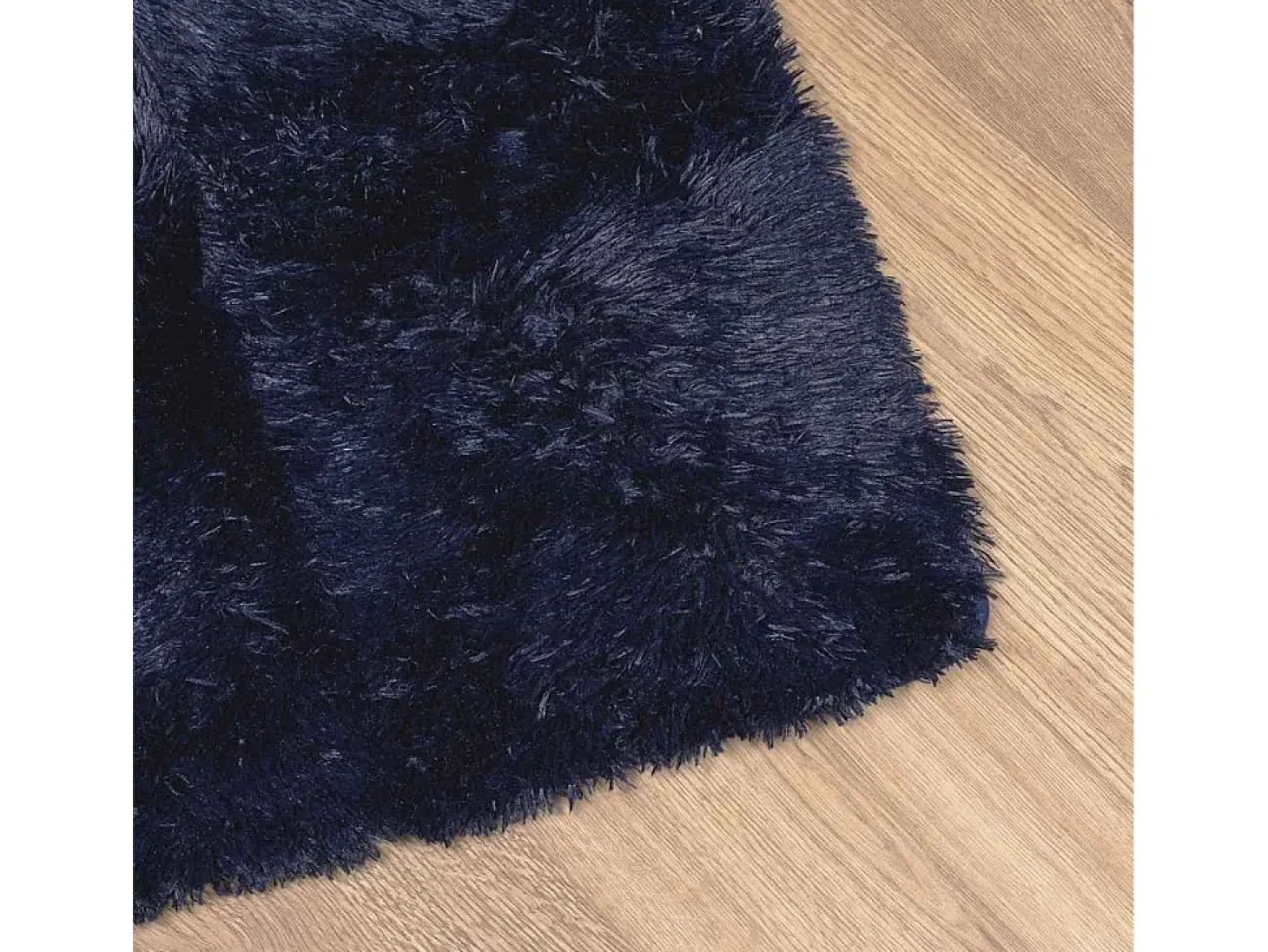 Alfombra de pelo largo NAVARRA azul marino 160x230 cm