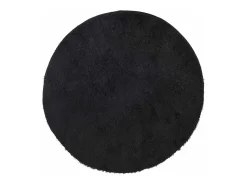 Alfombra de pelo largo negra NAVARRA 240x240 cm poliéster