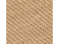Alfombra de yute con reverso de látex 160x230 cm Natural