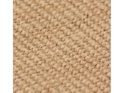 Alfombra de yute con reverso de látex 120x180 cm Natural