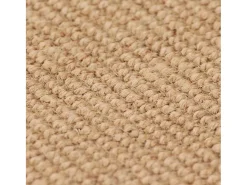 Alfombra de yute con reverso de látex 140x200 cm Natural