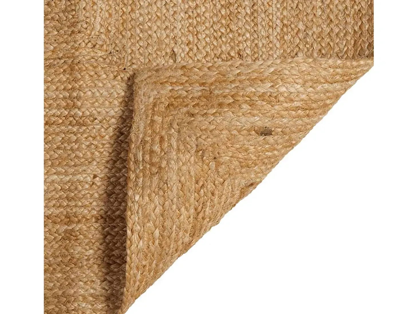 Alfombra de yute natural hecha a mano 160x230 cm