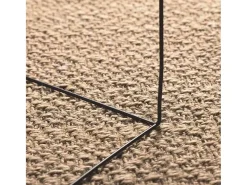 Alfombra efecto yute de 160x230 cm, para interior y exterior