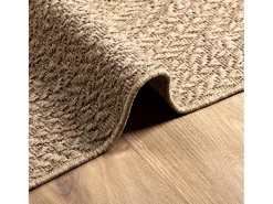 Alfombra efecto yute de 140x200 cm, para interior y exterior