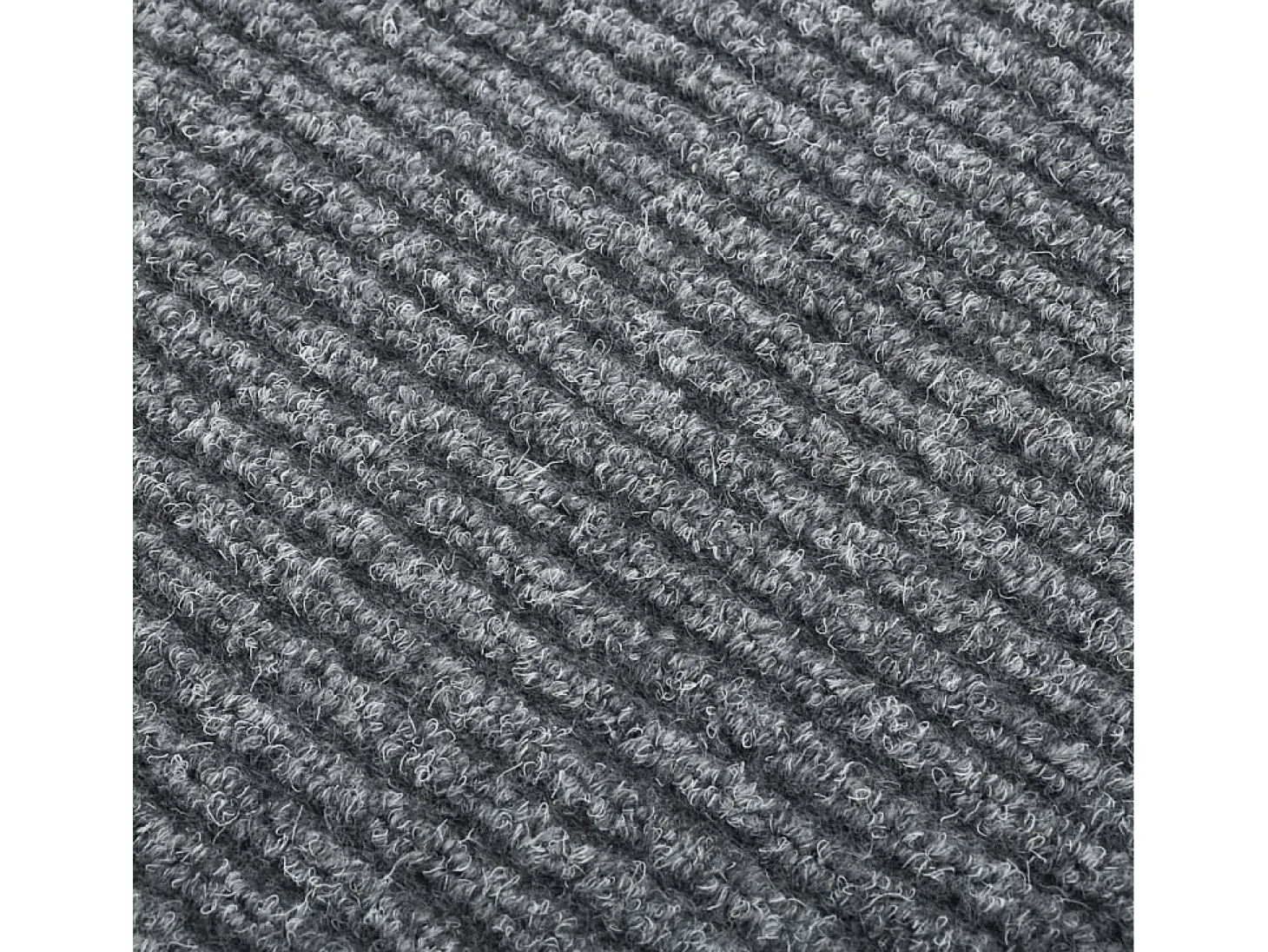 Alfombra felpudo atrapasuciedad gris 100x100 cm