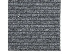 Alfombra felpudo atrapasuciedad gris 100x100 cm
