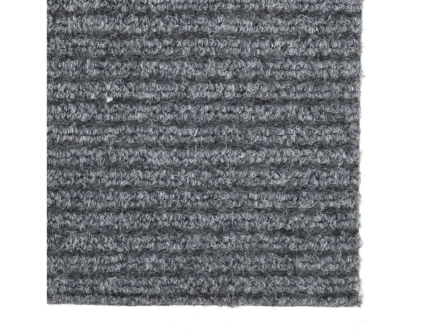 Alfombra felpudo atrapasuciedad gris 100x100 cm