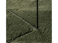 Alfombra HUARTE de pelo corto suave lavable verde bosque 200x280 cm