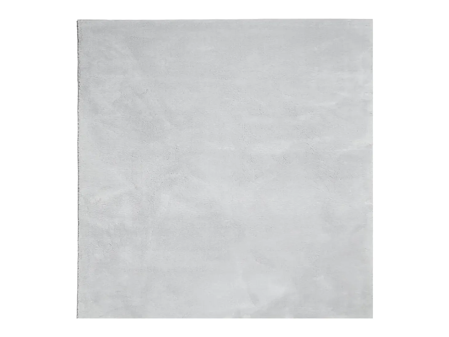 Alfombra HUARTE de pelo corto suave y lavable en gris 240x240 cm
