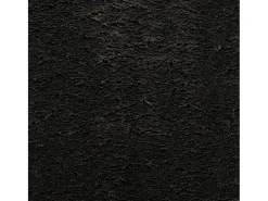 Alfombra HUARTE de pelo corto suave y lavable negra 80x250 cm
