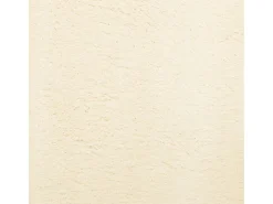 Alfombra HUARTE de pelo corto suave y lavable color crema Ø 120 cm