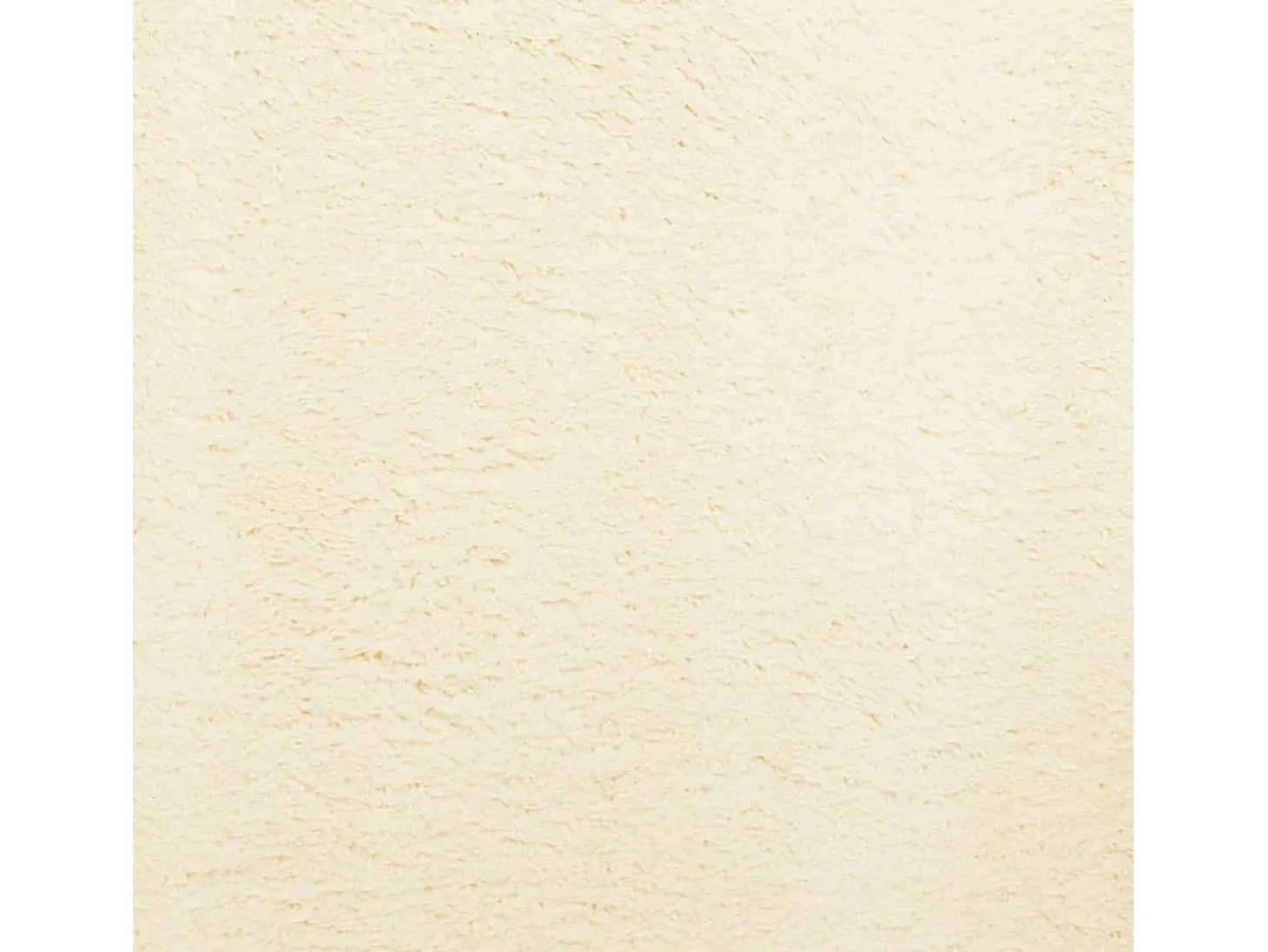 Alfombra HUARTE de pelo corto suave y lavable color crema Ø 120 cm