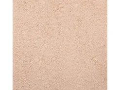 Alfombra HUARTE de pelo corto suave lavable rojo claro 160x160 cm