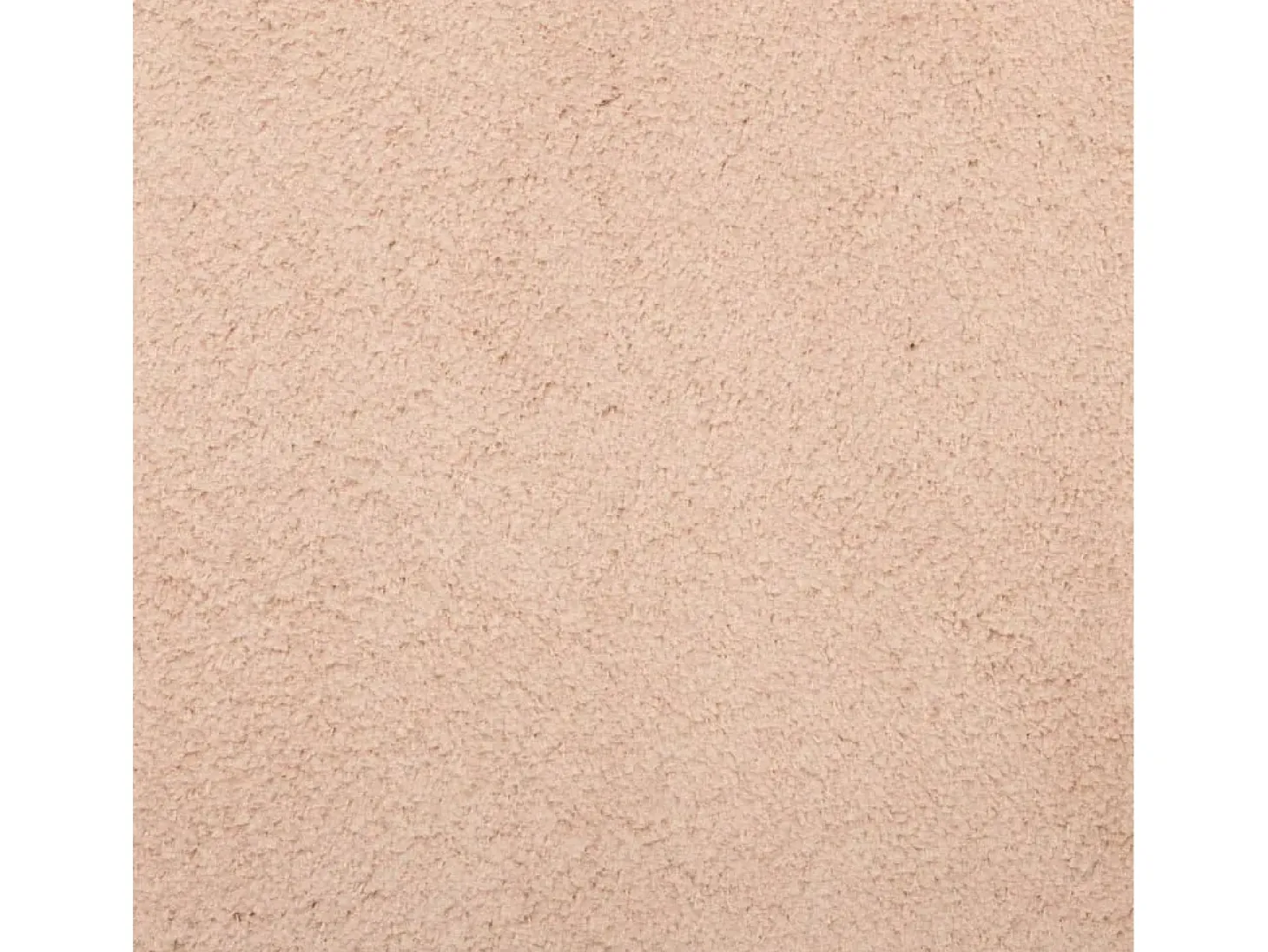Alfombra HUARTE de pelo corto suave lavable rojo claro 160x160 cm