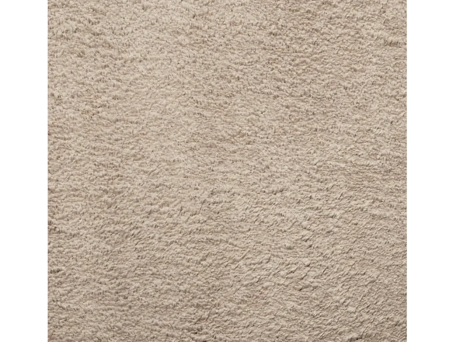 Alfombra HUARTE de pelo corto suave y lavable, color arena, 60x110 cm