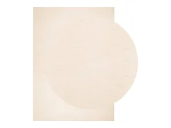 Alfombra HUARTE de pelo corto suave y lavable beige 240x340 cm