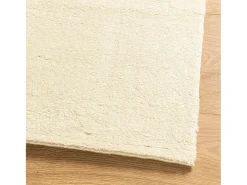 Alfombra HUARTE de pelo corto suave y lavable en color crema 120x170 cm