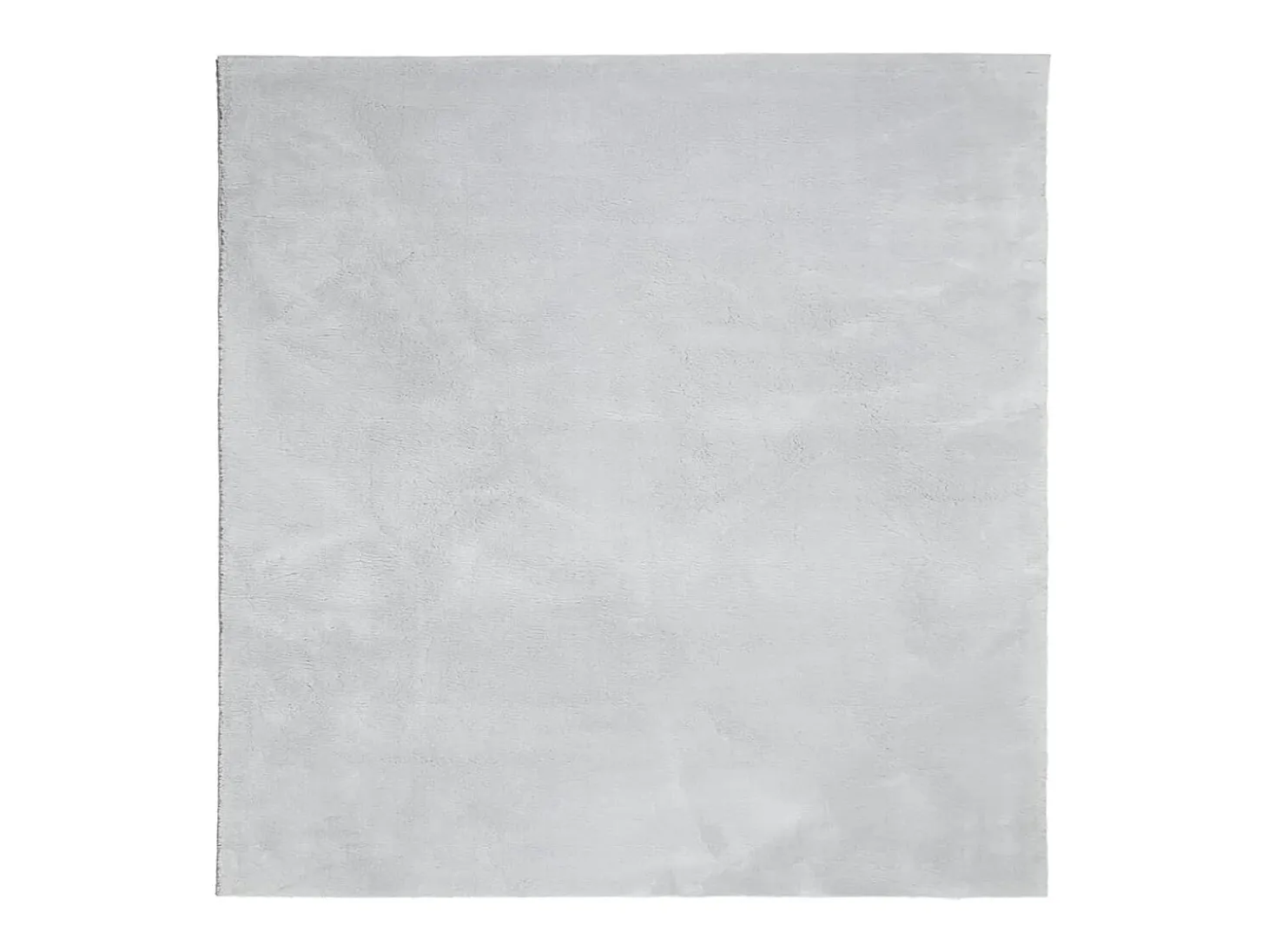 Alfombra HUARTE de pelo corto suave y lavable en gris 200x200 cm