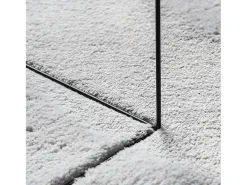 Alfombra HUARTE de pelo corto suave y lavable en gris 100x200 cm
