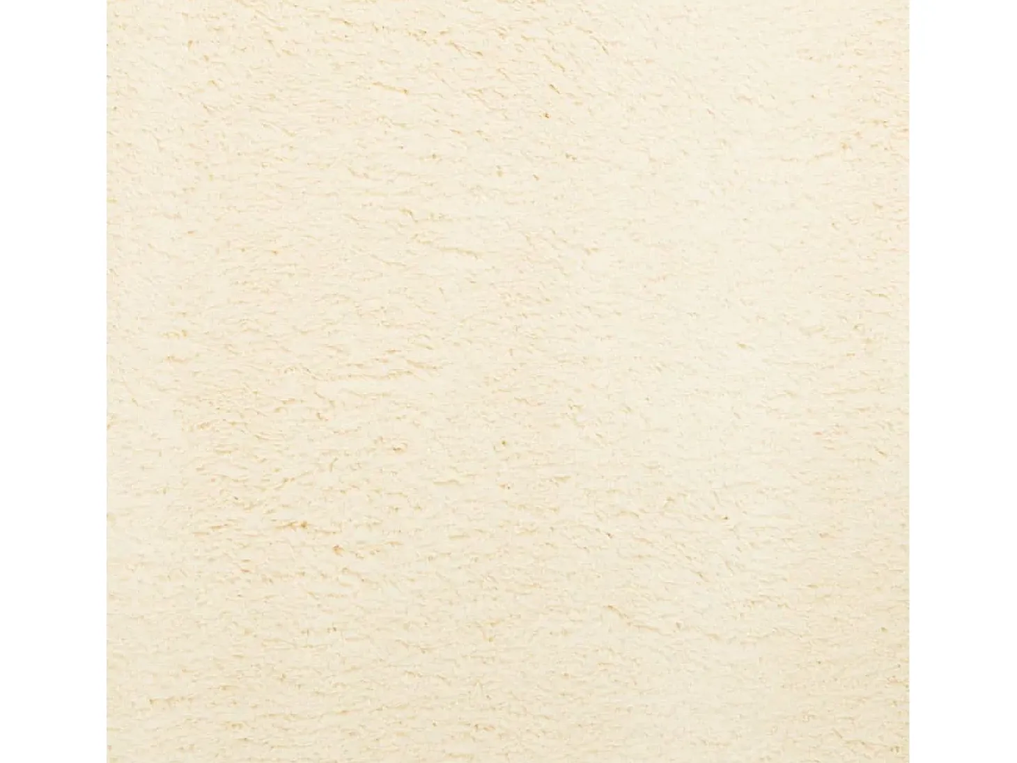Alfombra HUARTE de pelo corto suave y lavable color crema Ø 200 cm