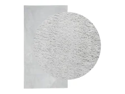 Alfombra HUARTE de pelo corto suave y lavable en gris 60x110 cm