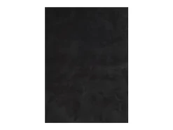 Alfombra HUARTE de pelo corto suave y lavable negra 160x230 cm