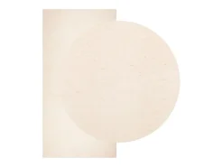 Alfombra HUARTE de pelo corto suave y lavable beige 100x200 cm