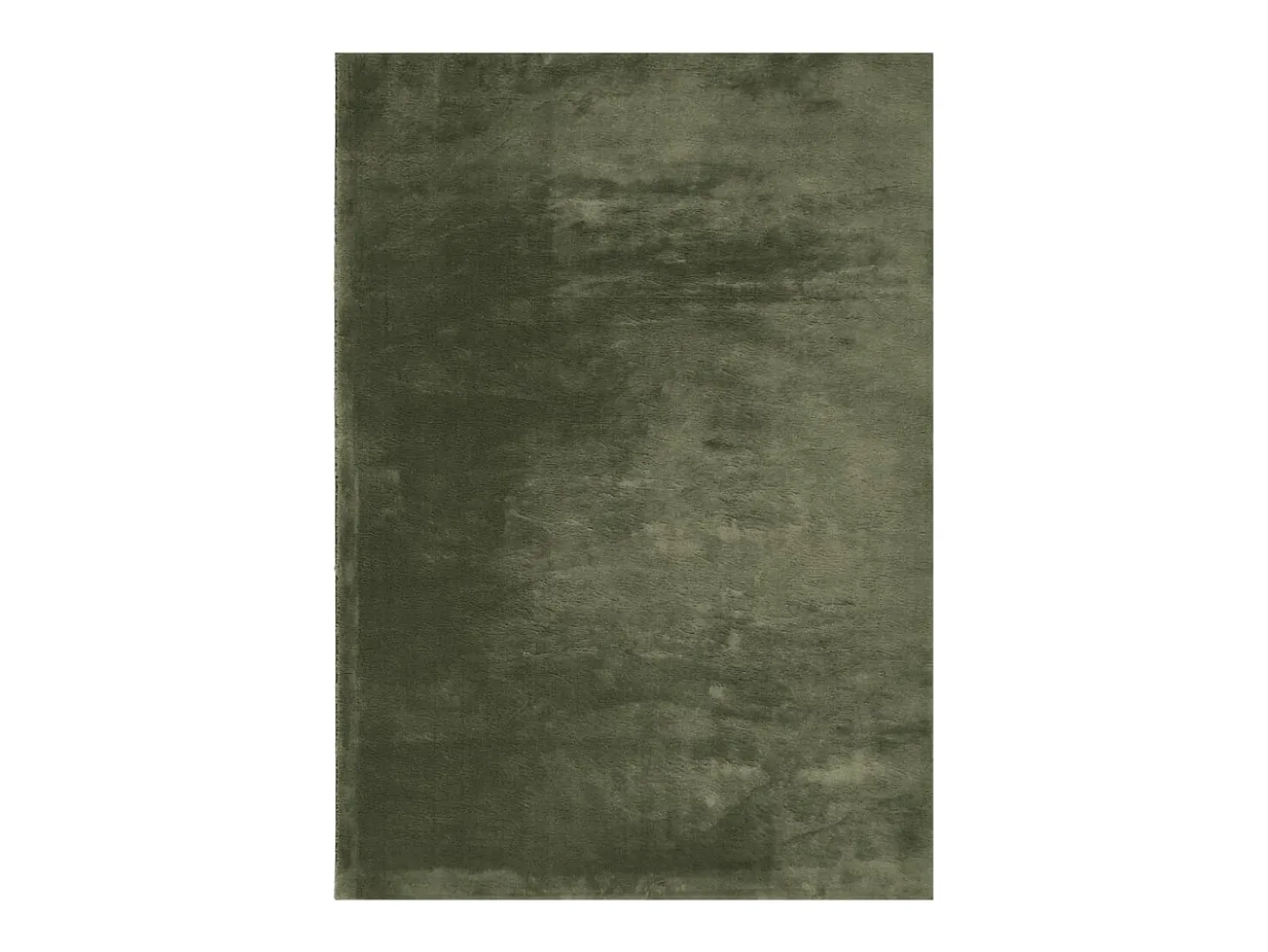 Alfombra HUARTE de pelo corto suave y lavable color verde bosque 240x340 cm