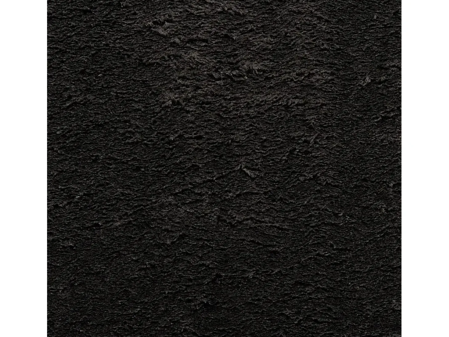 Alfombra HUARTE de pelo corto suave y lavable negra 80x200 cm