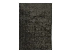 Alfombra ISTAN de pelo largo, aspecto antracita brillante, 120x170 cm