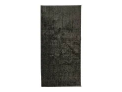 Alfombra ISTAN de pelo largo, aspecto antracita brillante, 100x200 cm