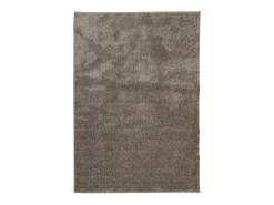 Alfombra ISTAN de pelo largo, aspecto gris brillante, 120x170 cm