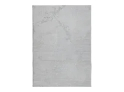 Alfombra IZA de pelo corto de estilo escandinavo en gris 200x280 cm