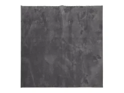 Alfombra lavable de pelo corto suave HUARTE antracita 240x240 cm
