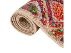 Alfombra lavable multicolor 120x180 cm antideslizante