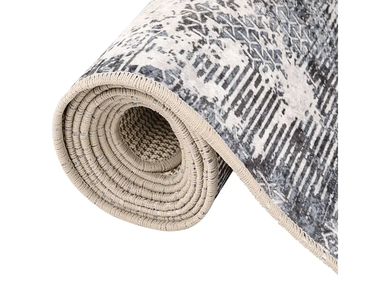 Alfombra lavable multicolor 80x150 cm antideslizante