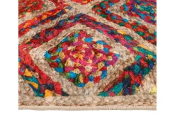 Alfombra lavable multicolor 160x230 cm antideslizante