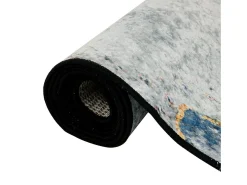 Alfombra lavable multicolor 80x300 cm antideslizante