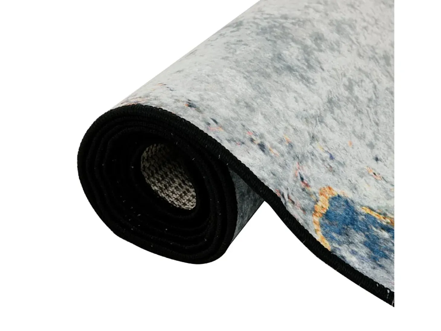 Alfombra lavable multicolor 80x300 cm antideslizante