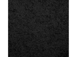 Alfombra moderna PAMPLONA de pelo largo negra 140x200 cm