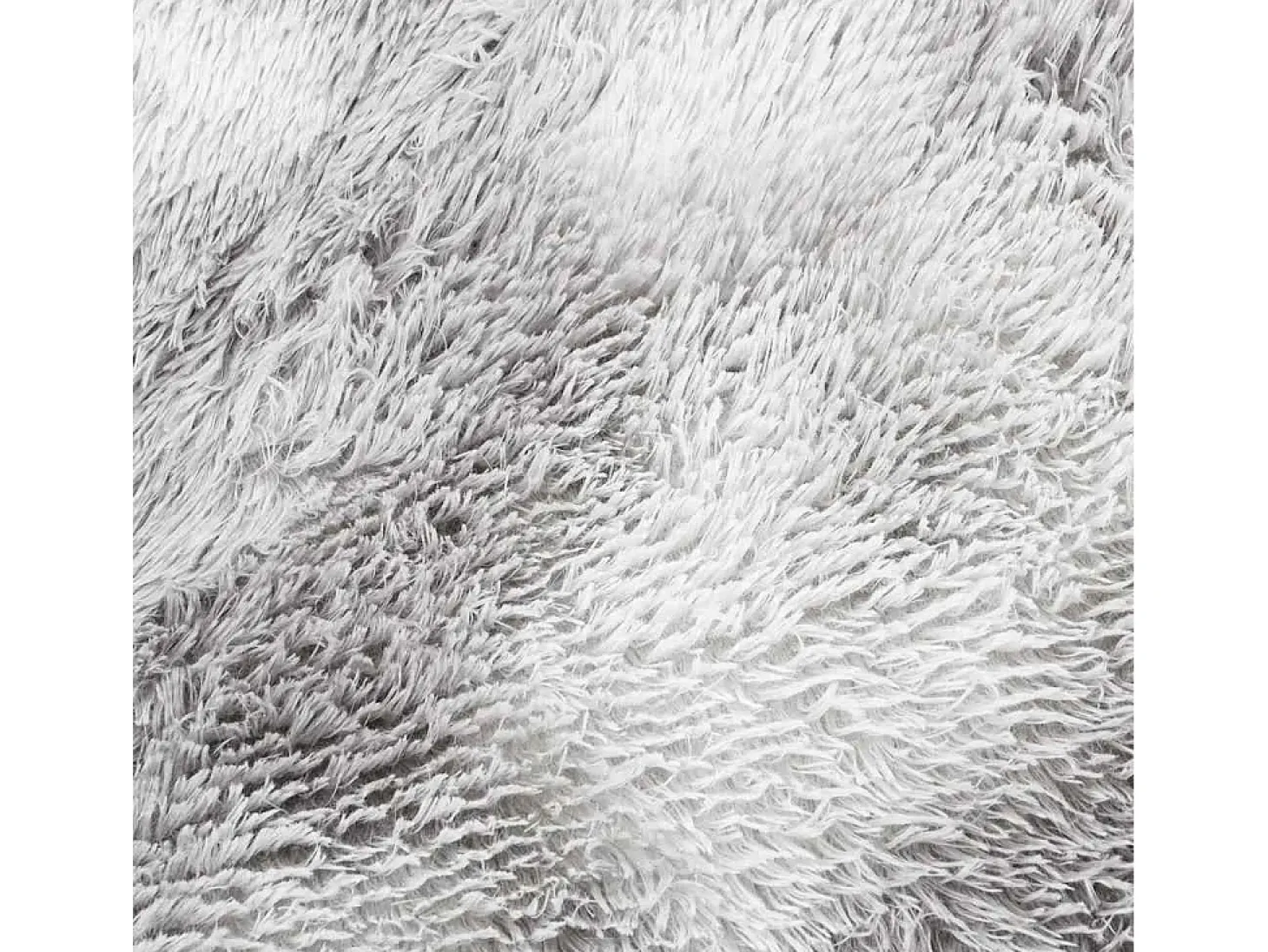 Alfombra NAVARRA Shaggy Gris Plata 240x240 cm