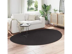 Alfombra negra 160 x 230 cm Poliéster