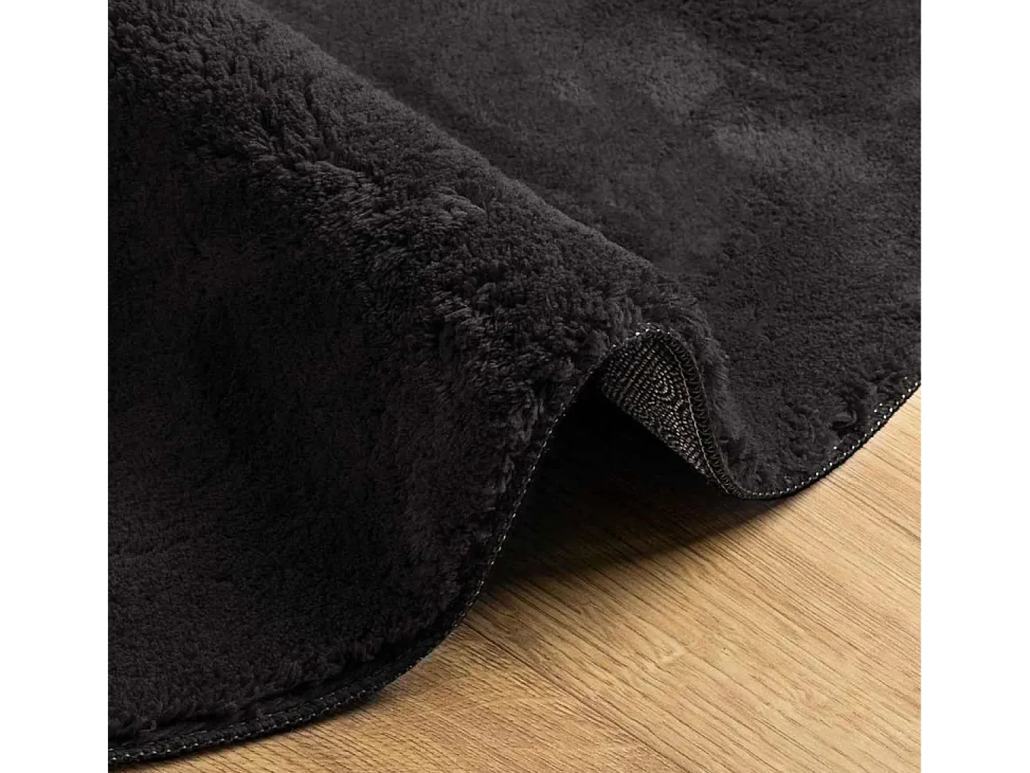 Alfombra negra 160 x 230 cm Poliéster